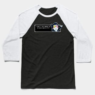 Spamton Textbox Black Baseball T-Shirt